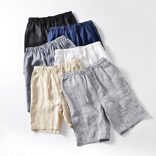 Men's Casual Loose Linen Shorts